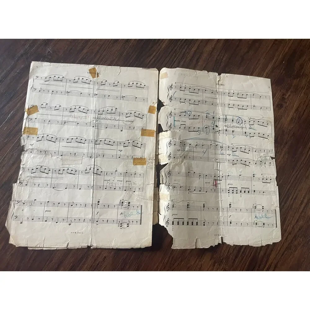 Vintage sheet music booklet from the 1920's